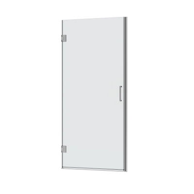 FugaFlow Efficiente Vetro 5000 Douchedeur - 95x200cm - profielloos veiligheidsglas - anti kalk - chroom