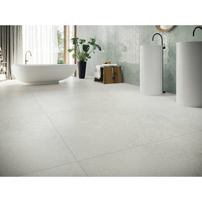Cifre Ceramica Norwich wand- en vloertegel - 60x60cm - gerectificeerd - White mat (wit)