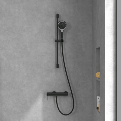 Villeroy & Boch Loop & Friends Eengreeps douchekraan - mat zwart