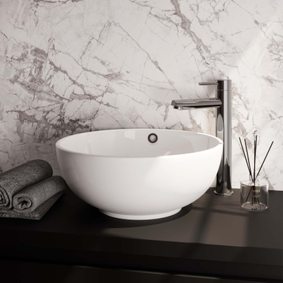 Brauer Chrome Edition Wastafelmengkraan opbouw - hoog - model a - chroom