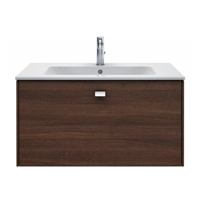 Duravit ME by Starck meubelwastafel 83x49cm met 1 kraangat met overloop met wondergliss wit