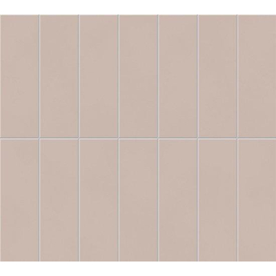 Atlas Concorde Boost Color Mozaiektegel - 33x37cm - 8.5mm - gerectificeerd - Witte scherf - Mauve (Roze)