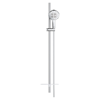 GROHE Rainshower SmartActive 130 Glijstangset - 90 cm - ronde handdouche - 3 straalsoorten - gladde handdouche - met zeepschaal - chroom