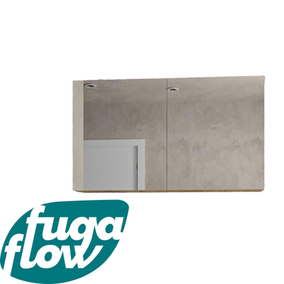 FugaFlow Eccelente Arredo spiegel badkamer spiegelkast - 120x70cm - eiken