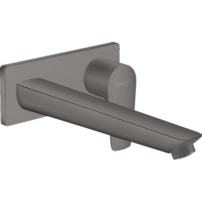 Hansgrohe Talis E afbouwdeel v. inbouw wastafelkraan met uitloop 22.5cm brushed black chroom