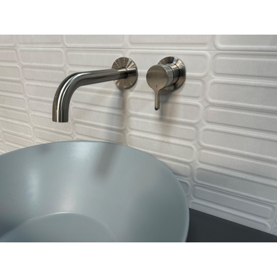 Cifre Ceramica Alure wandtegel - 30x75cm - gerectificeerd - Pearl mat (grijs)