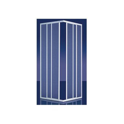Plieger Economy douchecabine hoekinstap 90x90x185cm wit profiel
