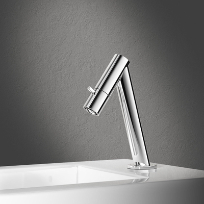 Hotbath Dude Fonteinkraan opbouw uitloop 8.95cm schuin chroom SHOWROOMMODEL