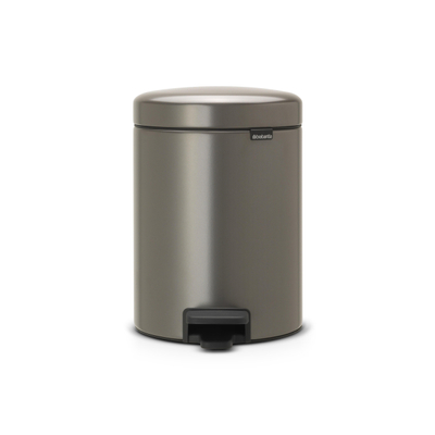 Brabantia NewIcon Pedaalemmer 2 X 2 Liter Met 2 Kunststof Binnenemmers Platinum