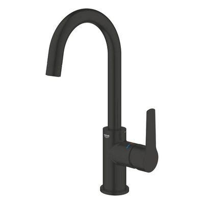 GROHE Start QuickFix Wastafelkraan - l-size - met waste - matte black
