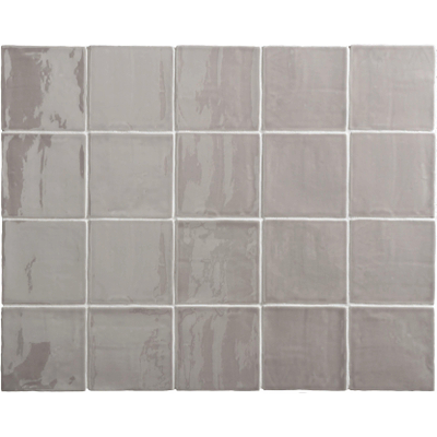 SAMPLE By Goof Wandtegel Oud Hollandse witjes Vintage Glans Grijs