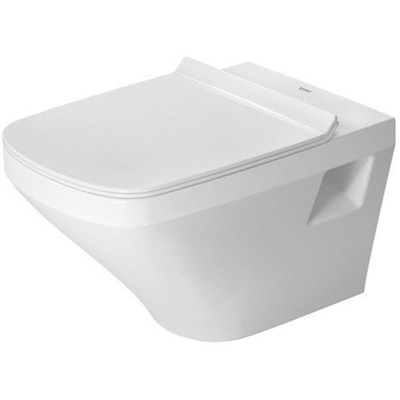 Duravit DuraStyle WC-zitting 43.3x35.9x4.3cm met softclose met quickrelease Kunststof wit Glanzend