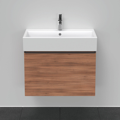 Duravit D-Neo wastafelonderkast 68.4x44x44.2cm 1 lade Noten Mat