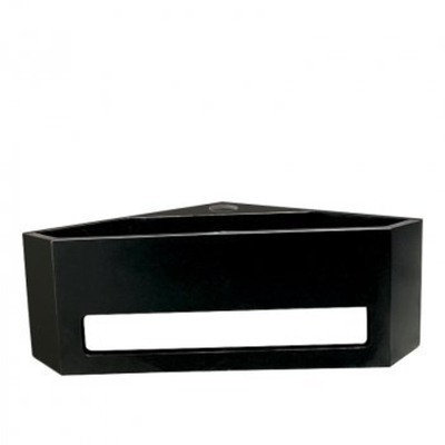 Wiesbaden Julia hoekfontein Solid surface 35 x 35 x 16 cm mat zwart