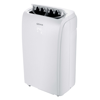 Qlima mobiele airco met afstandsbediening 7000BTU 55-75m3 wit