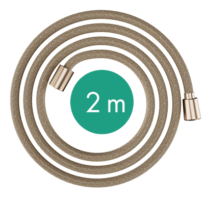 Hansgrohe Designflex textiel doucheslang 200cm brushed bronze