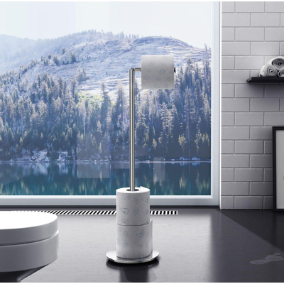 Smedbo Outline Lite Toiletrolhouder - 14.5x61.5x17cm - RVS Gepolijst Edelstaal