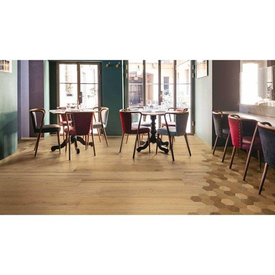 SAMPLE Marazzi Treverk Life Vloer- en wandtegel 25x150cm 10.5mm gerectificeerd R9 porcellanato Honey