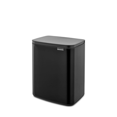 Brabantia Bo Afvalemmer - 12 liter - kunstof binnenemmer - matt black