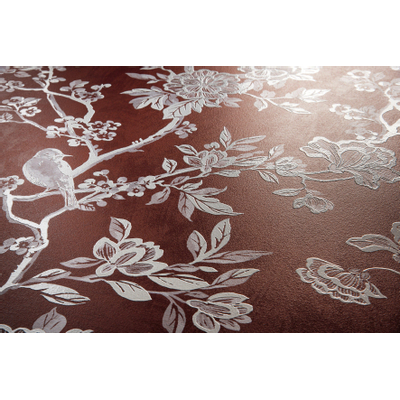 Cir Chromagic Decortegel 60x120cm 10mm gerectificeerd porcellanato Floral Bordeaux