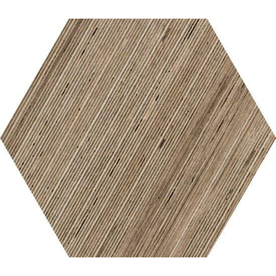 Douglas Jones Textures Vloer- en wandtegel hexagon 24x28cm 10mm R10 porcellanato Tortora