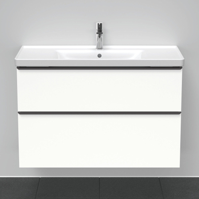 Duravit D-Neo meubelset m. wastafelonderbouwkast m. 2 laden m. softclose 100x20x48cm incl. wastafel wit mat