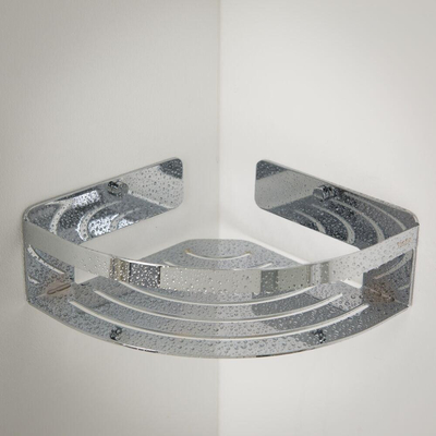 Tiger Caddy Douchemand Hoek - 18.4x18.4x7cm - chroom