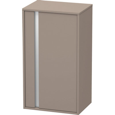 Duravit Ketho badkamerkast 50x36x88cm 1 deur Standaard greep Basalt