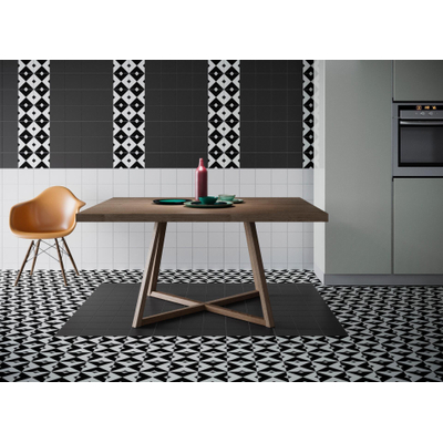 Revoir Paris Petit Gris de Paris Decortegel 15x15cm 7mm witte scherf Arthur