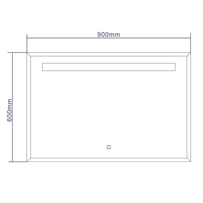 Best Design Miracle spiegel 90x60cm LED verlichting