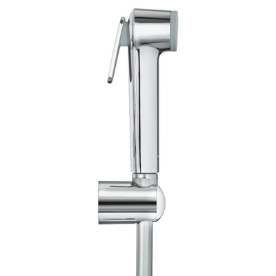 GROHE Tempesta-F Trigger Spray 30 Handdoucheset - 1 straalsoort - rond - met houder - gladde slang - 125cm - chroom