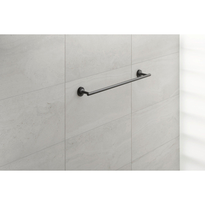 Duravit Starck T handdoekhouder 60x7.3cm mat zwart