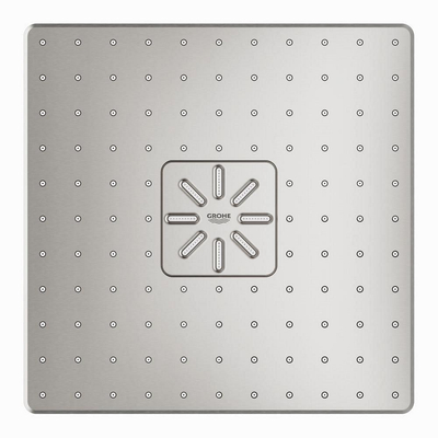 GROHE Rainshower SmartActive 310 Cube Hoofddouche - 31x31cm - 2 straalsoorten - wandarm 43cm - supersteel