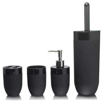 Sealskin Bloom Toiletborstel met houder ABS Zwart