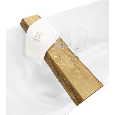 Wiesbaden OAK badplanchet 80 x 17/20 x 4 cm robuust eiken