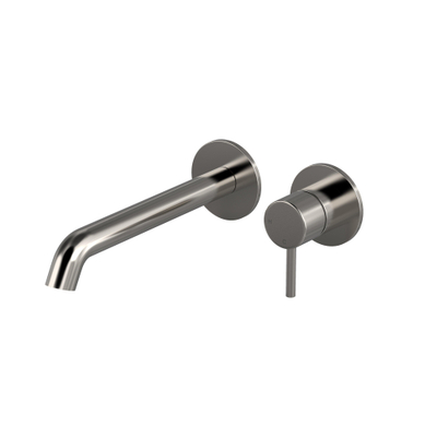 Hotbath BUDDY Afbouwdeel tbv Inbouw Wastafelkraan - 22cm - Geborsteld nikkel