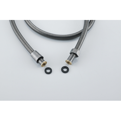 Doucheslang metaal 150cm Gunmetal OUTLETSTORE