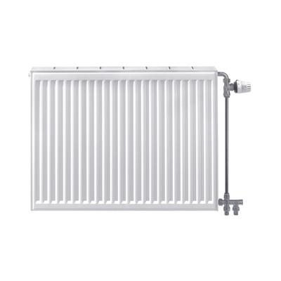 Stelrad Compact All In paneelradiator 90x60cm type 33 2000watt 4 aansluitingen Staal Wit glans