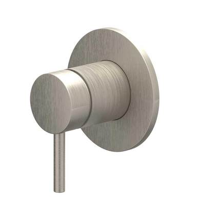 IVY Bond Afbouwdeel - voor inbouw douchemengkraan - eenhendel - ronde rozet - Geborsteld nickel PVD