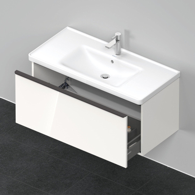 Duravit D-Neo wastafelonderkast 98.4x44x45.2cm 1 lade met softclose wit Hoogglans