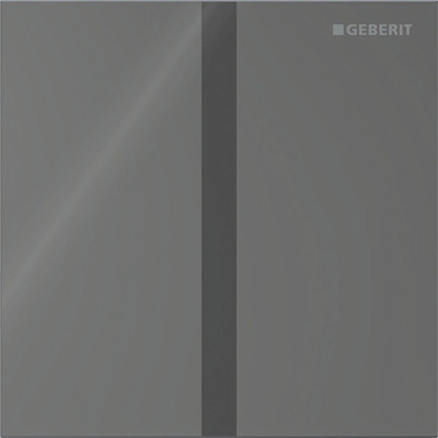 Geberit type 40 urinioir bedieningsplaat - batterij - vierkant - lava