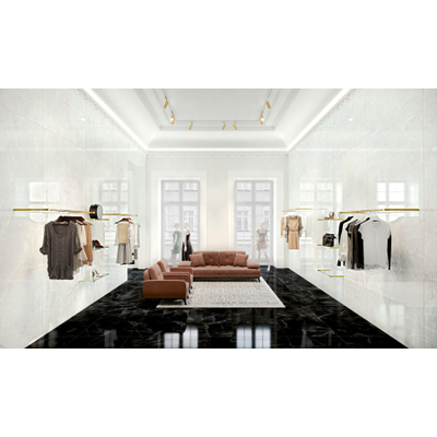 EnergieKer Onyx Vloer- en wandtegel - 60x60cm - gerectificeerd - glans Wit