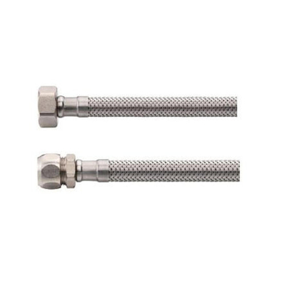 Riko Flexibele aansluitslang Kiwa 3/8" bi x 15mm knel 35 cm RVS