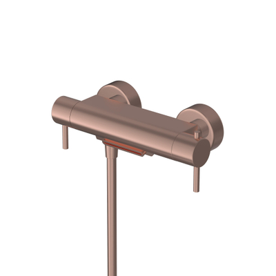 Hotbath Buddy Badmengkraan - thermostatisch - cascade uitloop - geborsteld koper PVD