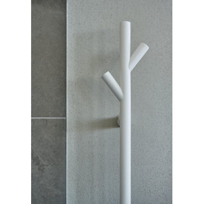 Smedbo Dry Handdoekradiator - 10.7x172x8cm - ophangen - RVS Mat Wit