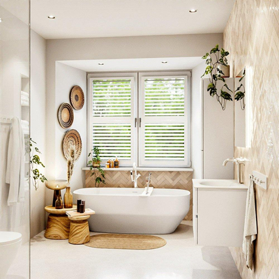 MONDIAZ VICA 60cm badmeubel onderkast Talc 2 lades. Wastafel MOON midden 1 kraangat, kleur Talc.