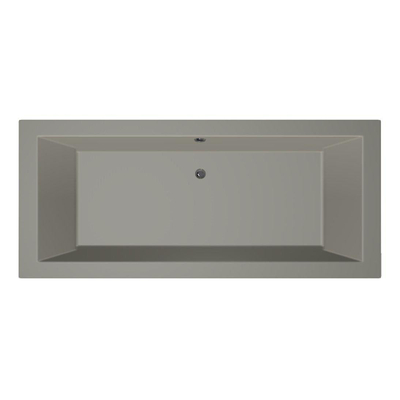 Xenz Society ligbad - 170x75cm - met overloop - zonder afvoer - Acryl Cement Mat