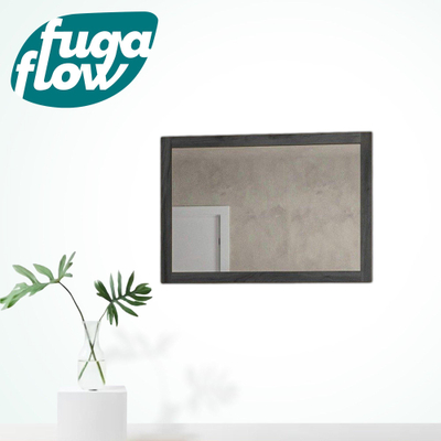 FugaFlow Eccelente Arredo spiegel badkamerspiegel - 100x70cm - zwartbruin