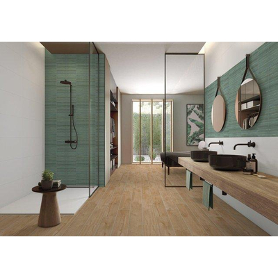 SAMPLE La Platera Cerámica Kromo Keramische wandtegel - 35x35cm - 9.2mm - Groen