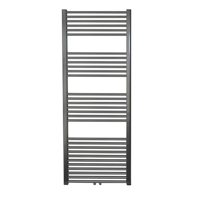 Sanicare design radiator midden aansluiting recht 160 x 60 cm. Gun metal